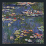 Poster Monet - Lírios de Água<br><div class="desc">Lírios d'água de Claude Monet. Para obter mais imagens prontas para poster do Livro 3 da Série de Arte Zedigna "Claude Monet - Paintings & Drawing Vol 2",  visite https://books.zedign.com/zas/3.html</div>