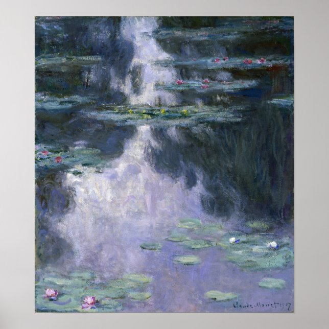 Poster Monet - Lírios De Água (Ninfas) (Frente)