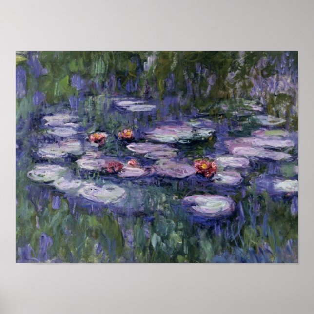 Poster Monet - Lírios De Água, Ninfas (Frente)
