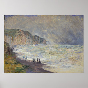 Poster Monet - Mar Pesado Em Pourville