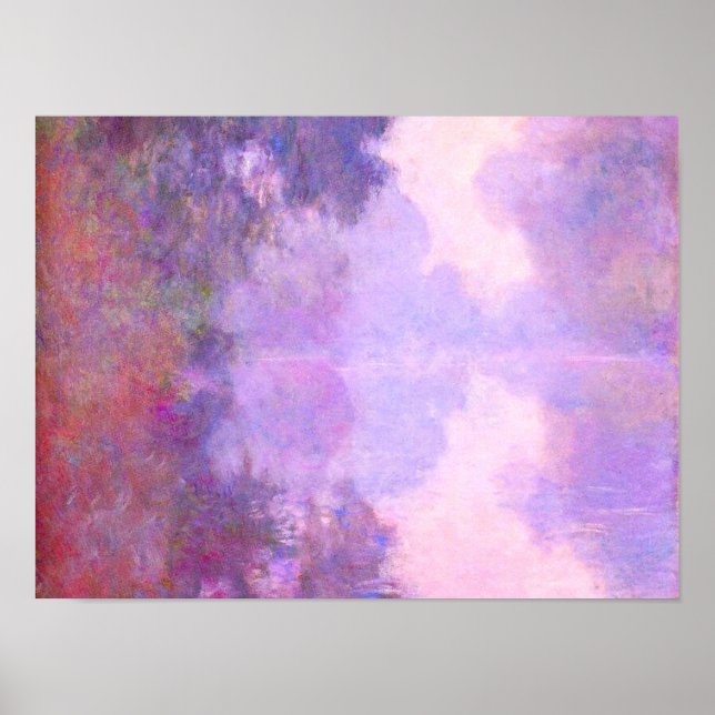 Poster Monet - Misty Morning no Sena (Frente)