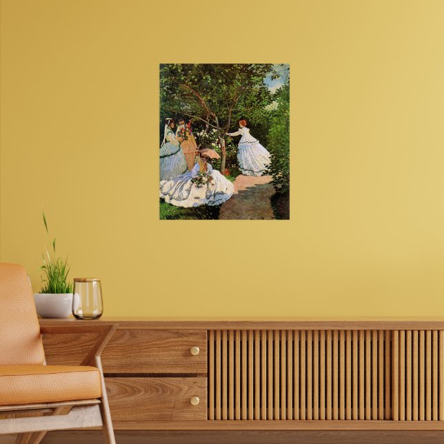 Poster Monet - Mulheres no Jardim (Sala de Estar 2)