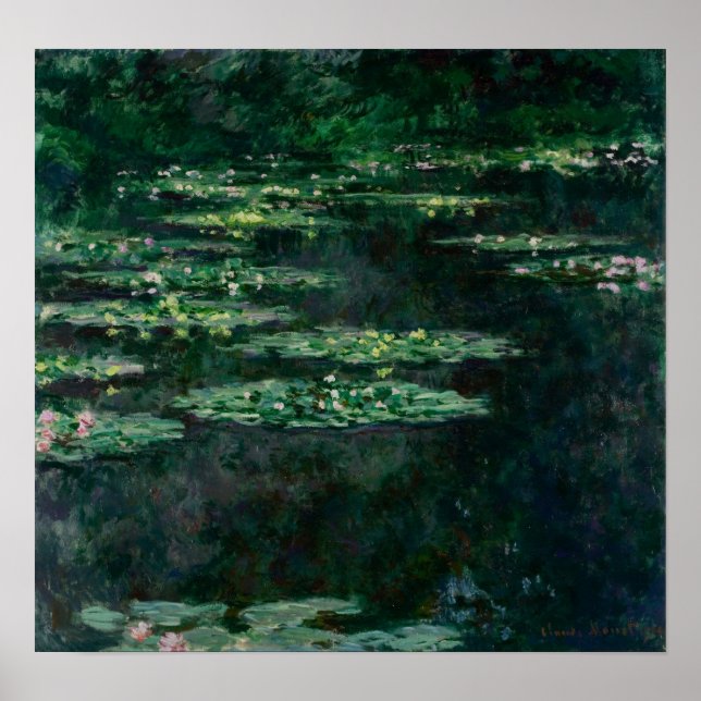 Poster Monet - Nenúfares (Frente)