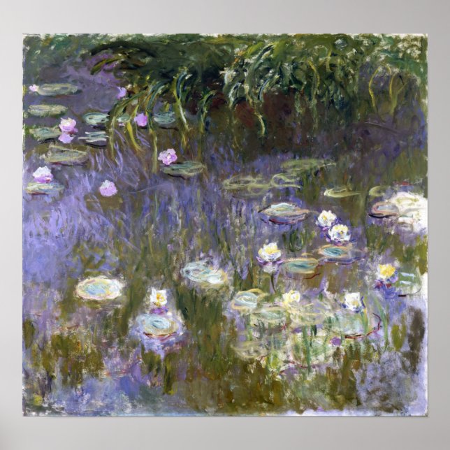 Poster Monet - Nenúfares (Frente)
