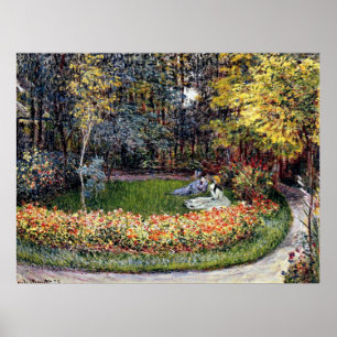 Poster Monet - No Jardim, famosa pintura