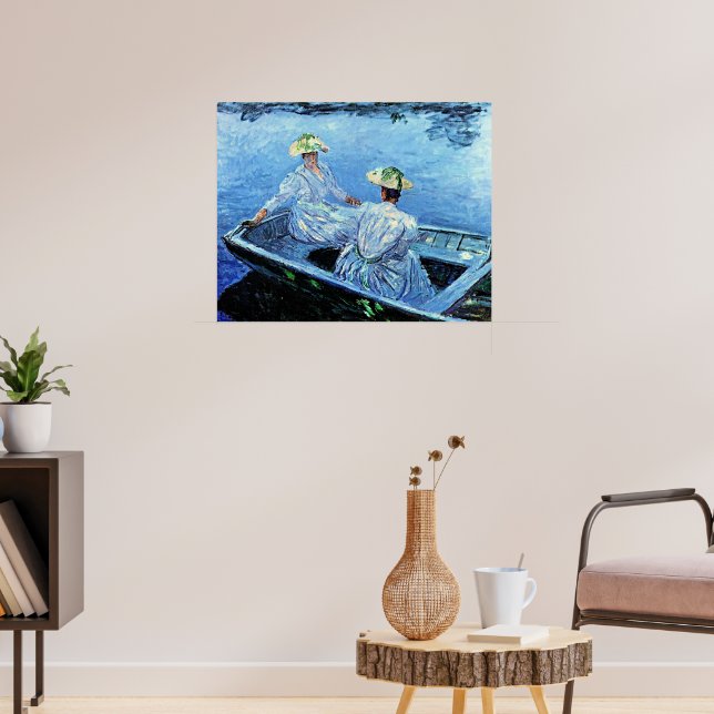 Poster Monet - O Barco Azul (Sala de Estar 3)