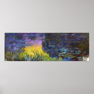 Poster Monet - Os Lírios De Água Que Fixam O Sol