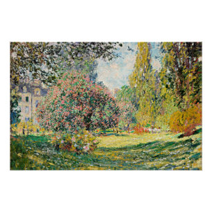 Pôster Monet - Paisagem, Parc Monceau,