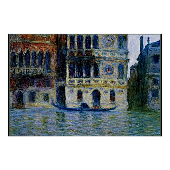 Pôster Monet - Palazzo Dario (Frente)