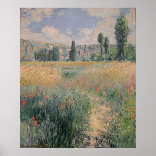 Poster Monet Path na Ilha do Santo Martin, Vétheuil