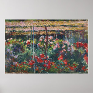Poster Monet - Peony Garden