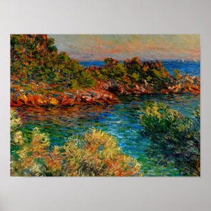 Pôster Monet - Perto de Monte Carlo