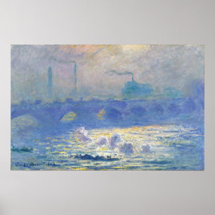 Poster Monet - Ponte Waterloo