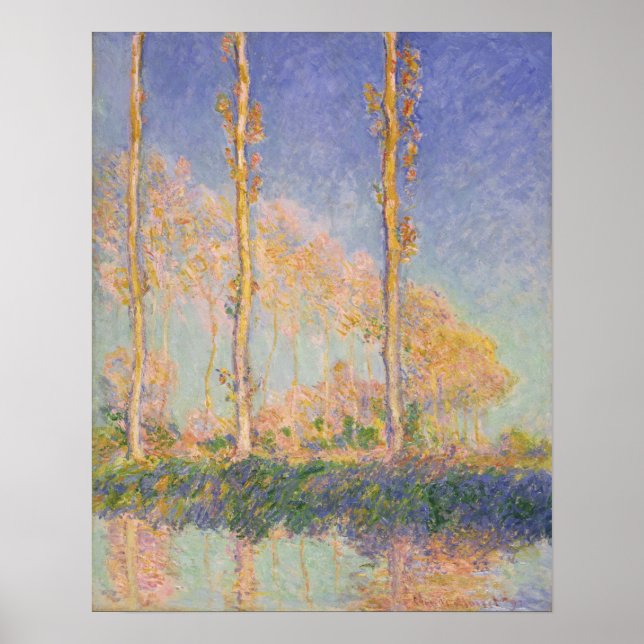 Poster Monet - Poplars (Frente)