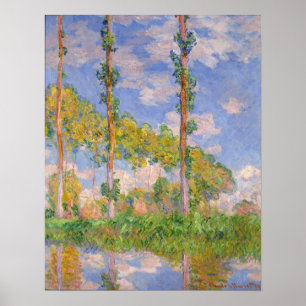 Poster Monet - Poplars In The Sun