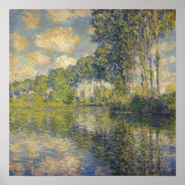Poster Monet - Poplars On The Epte (Frente)