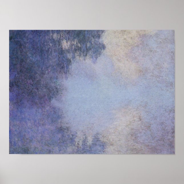 Poster Monet - Ramo do Sena perto de Giverny (Frente)