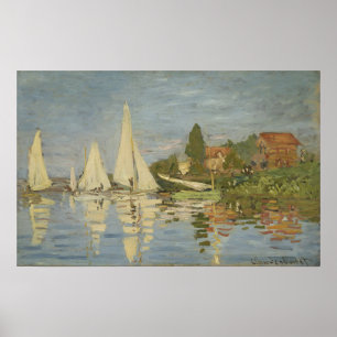 Poster Monet - Regattas Argenteuil