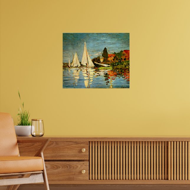 Poster Monet, Regattas, Argenteuil (Sala de Estar 2)