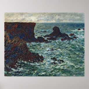 Poster Monet - Rochas Em Port Coton The Lion Rock 1886