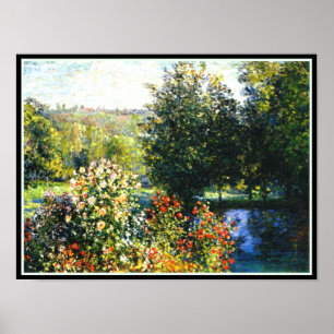 Poster Monet - Rosas no Jardim de Montgeron, arte