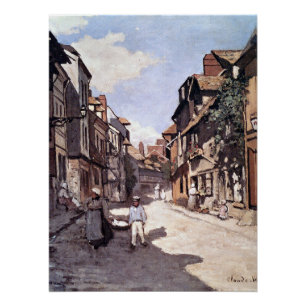 Pôster Monet - Rua da Bavolie Honfleur