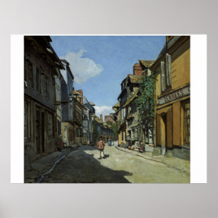 Pôster Monet Rue de la Bavole Honfleur