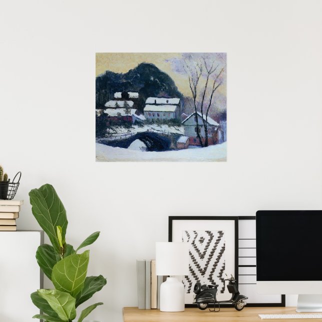 Poster Monet - Sandviken, Noruega (Escritório em casa)