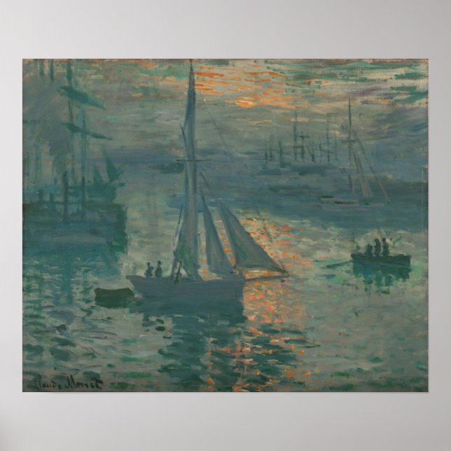Poster Monet - Sunrise (Marine) (Frente)