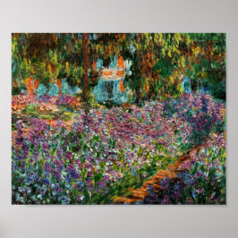 Poster Monet The Artist Garden at Giverny