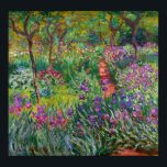 Poster Monet - The Iris Garden At Giverny 1900<br><div class="desc">The Iris Garden At Giverny 1900 by Claude Monet. For more poster-ready images from Zedign Art Series Book 3 "Claude Monet - Paintings & Drawings  Vol 2",  visit https://books.zedign.com/zas/3.html</div>