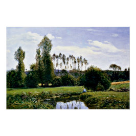 Pôster Monet - Vista em Rouelles Le Havre