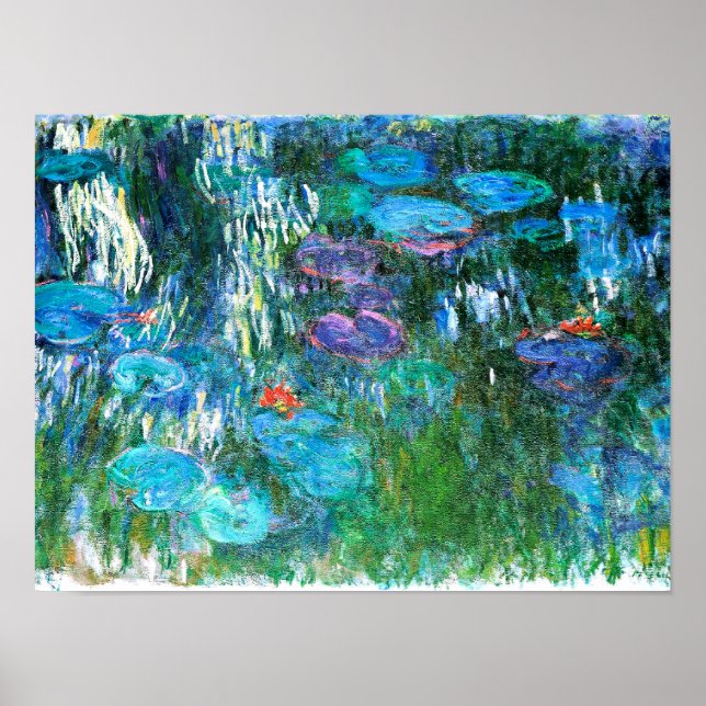 Poster Monet - Water Lilies, 1916-1919,  (Frente)