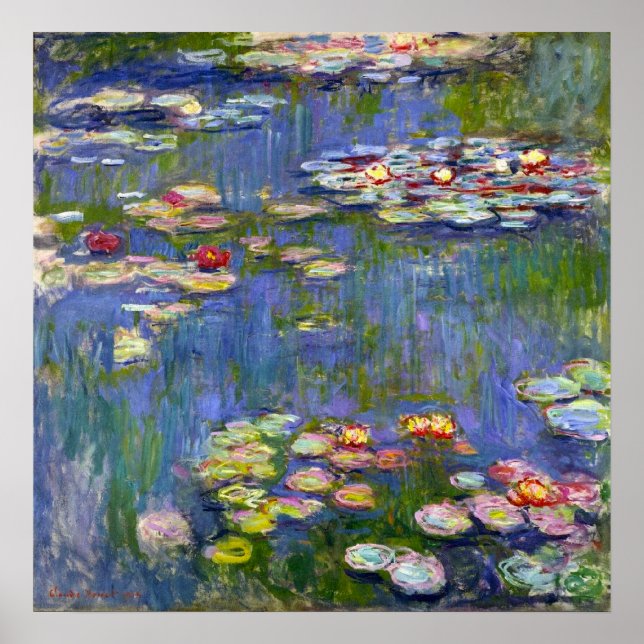 Poster Monet Water Lily 1916 (Frente)