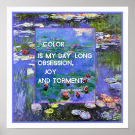 Poster Monet Waterlilians