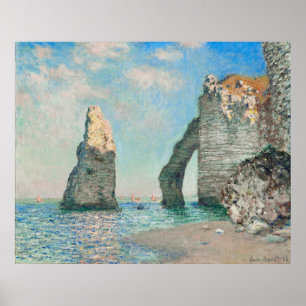 Poster Monet's The Cliff at Étretat