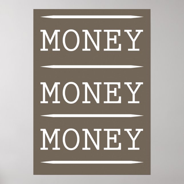 Pôster Money Money Money (poster) (Frente)