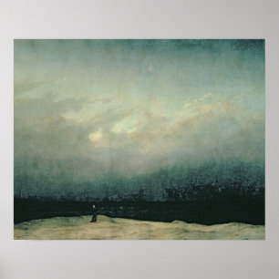 Poster Monge pelo mar, 1809