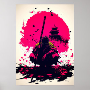 Poster Monge Silencioso do Guerreiro Sob a Ascensão do So