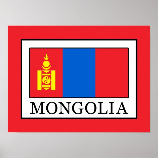 Poster Mongólia (Frente)