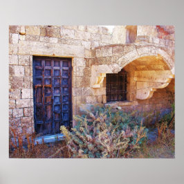 Pôster Moni Tharri MONASTERY Rhodes Island, Grécia