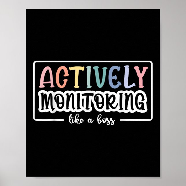 Poster Monitoramento Ativo Como Um Teste De Professora En (Frente)