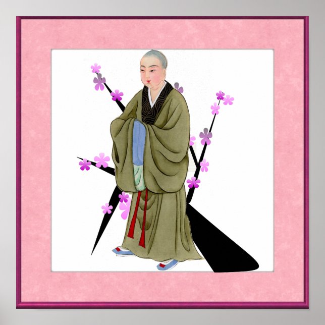 Poster Monk budista (Frente)