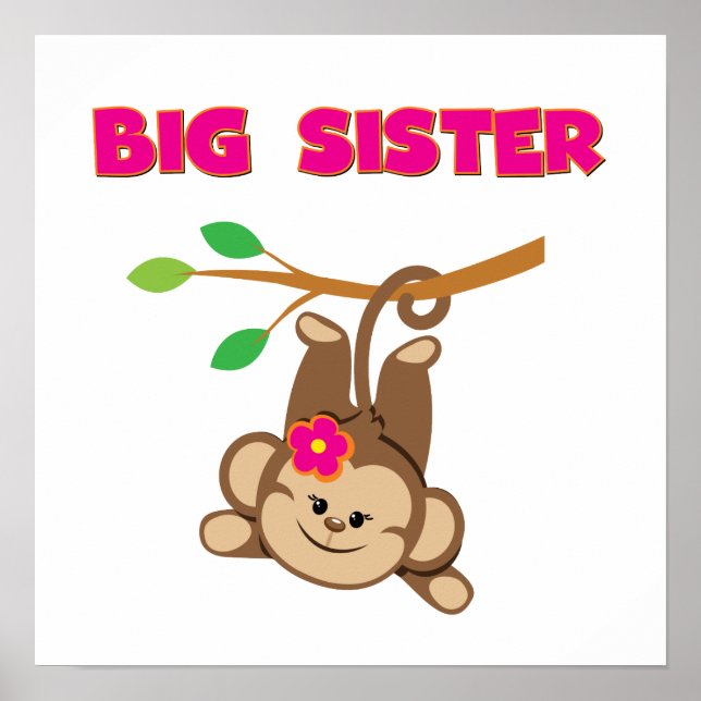 Pôster Monkey Big Sister (Frente)