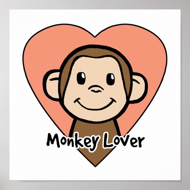 Pôster Monkey Lover (Frente)