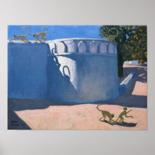 Pôster Monkey Temple India 2000