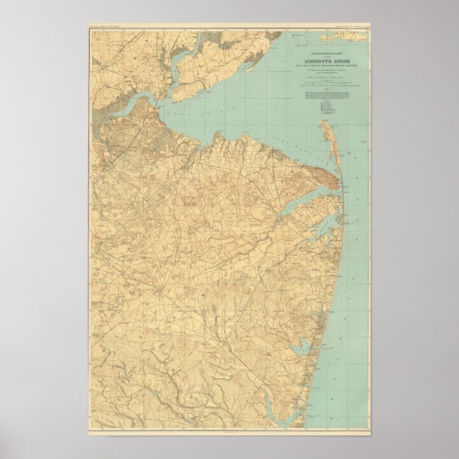 Poster Monmouth Shore, Nova Jersey (Frente)