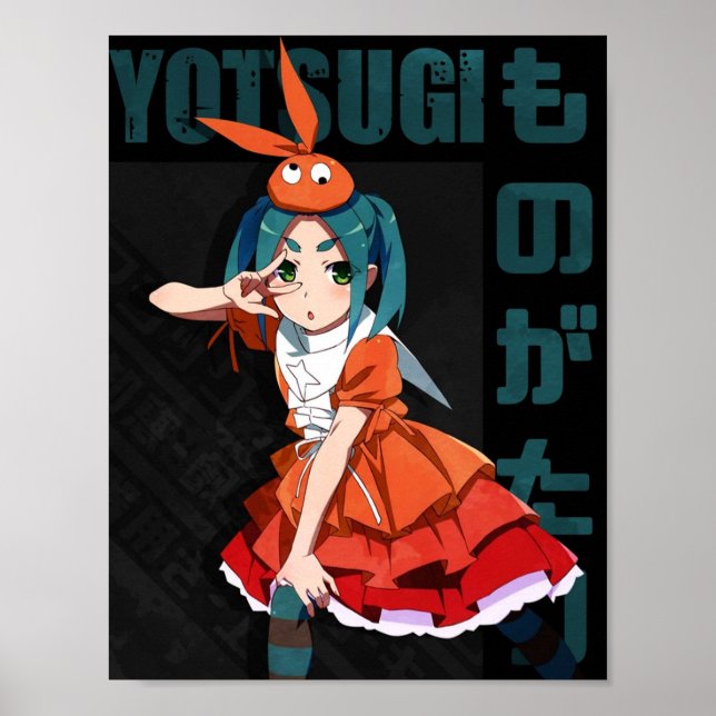 Poster Monogatari Ononoki Yotsugi (Frente)