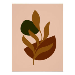 Pôster Monograma Modern Boho