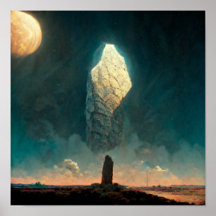 Poster Monolith 3 Fantasy Sci-Fi